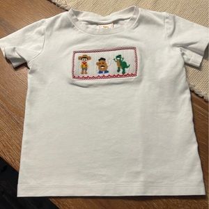 Boys Toy Story Smocked Shirt